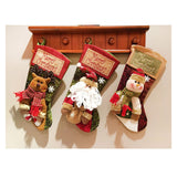 Christmas Stockings Exquisite Handcrafted Personalized Xmas Hanging Stocking for Gift Exchange Party Favor Old Man