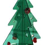 Acrylic Christmas Tree DIY Kit Mini Simple Installation Desktop Christmas Tree for Gift Decoration S 80x110mm