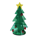 Acrylic Christmas Tree DIY Kit Mini Simple Installation Desktop Christmas Tree for Gift Decoration M 145x195mm In Australia - Darrahopens
