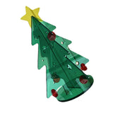 Acrylic Christmas Tree DIY Kit Mini Simple Installation Desktop Christmas Tree for Gift Decoration M 145x195mm In Australia - Darrahopens