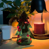 Acrylic Christmas Tree DIY Kit Mini Simple Installation Desktop Christmas Tree for Gift Decoration M 145x195mm