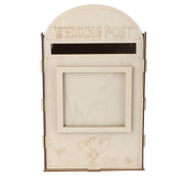 DIY Wooden Wedding Mailbox Post Box with Lock Key for Reception Wedding Anniversary Party Decoration JM01617