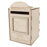 DIY Wooden Wedding Mailbox Post Box with Lock Key for Reception Wedding Anniversary Party Decoration JM01618 In Australia - Darrahopens