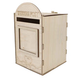 DIY Wooden Wedding Mailbox Post Box with Lock Key for Reception Wedding Anniversary Party Decoration JM01618 In Australia - Darrahopens