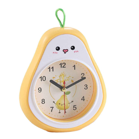 Cartoon Fruit Alarm Clock Kids Alarm Clock Decorative Ornaments Children Gift Student Gift Crystal Pea In Australia - Darrahopens