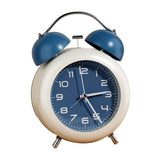 Twin Bell Alarm Clock for Kids ABS Battery Operated Cute Desktop Bedside Alarm Clock with Night Light for Bedroom Living Room Blue In Australia - Darrahopens