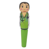 Puppet Pen Wooden Unique Ballpoint Cartoon Doctor Shape Ink Pen for Silly Gifts Stand Up Pen Decoration In Australia - Darrahopens