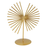 Abstract Ornament Light Luxury Metal Geometric Lines Sculpture Decoration with Base for Home Livingroom Office In Australia - Darrahopens