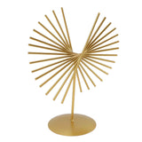 Abstract Ornament Light Luxury Metal Geometric Lines Sculpture Decoration with Base for Home Livingroom Office In Australia - Darrahopens