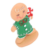Gingerbread Kids Tabletop Figures Creativity Cute Christmas Gingerbread Table Decor for Store Bar Boy Candy In Australia - Darrahopens