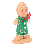 Gingerbread Kids Tabletop Figures Creativity Cute Christmas Gingerbread Table Decor for Store Bar Boy Candy