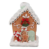 Christmas Gingerbread House Classic Exquisite Resin Christmas House Tabletop Decoration for Gift In Australia - Darrahopens