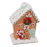 Christmas Gingerbread House Classic Exquisite Resin Christmas House Tabletop Decoration for Gift In Australia - Darrahopens