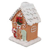 Christmas Gingerbread House Classic Exquisite Resin Christmas House Tabletop Decoration for Gift In Australia - Darrahopens