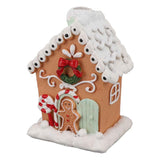 Christmas Gingerbread House Classic Exquisite Resin Christmas House Tabletop Decoration for Gift In Australia - Darrahopens
