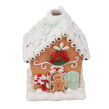 Christmas Gingerbread House Classic Exquisite Resin Christmas House Tabletop Decoration for Gift In Australia - Darrahopens