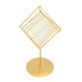 Gold Geometric Table Decor Creative 3D Iron Geometric Sculpture Compact Art Ornament Decor for Living Room Study Office In Australia - Darrahopens