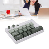 Mechanical Keyboard Ornaments Decoration Luminous Display with Number Stickers for Home Desktop Office Green