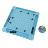Magnetic Chess Game Set Magnet Rock Game Promote Concentration with Punishment Wheel for Parent Child Interaction