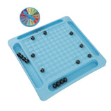 Magnetic Chess Game Set Magnet Rock Game Promote Concentration with Punishment Wheel for Parent Child Interaction