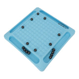 Magnetic Chess Game Set Magnet Rock Game Promote Concentration with Punishment Wheel for Parent Child Interaction