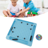 Magnetic Chess Game Set Magnet Rock Game Promote Concentration with Punishment Wheel for Parent Child Interaction