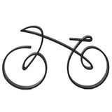 Bicycle Art Sculpture Iron Minimalistic Wire Framed Style Elegant Bicycle Sculpture for Cycling Enthusiasts Decoration In Australia - Darrahopens