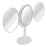 LED Makeup Mirror Folding Rotatable Mirror Touch Cosmetic Mirror for Bedroom Dressing RoomWhite In Australia - Darrahopens