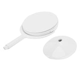 LED Makeup Mirror Folding Rotatable Mirror Touch Cosmetic Mirror for Bedroom Dressing RoomWhite