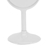 LED Makeup Mirror Folding Rotatable Mirror Touch Cosmetic Mirror for Bedroom Dressing RoomWhite
