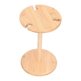 Wine Glass Cup Holder Bamboo Wood Goblet Wine Glass Hanging Drain Rack Living Room Dining Room