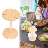 Wine Glass Cup Holder Bamboo Wood Goblet Wine Glass Hanging Drain Rack Living Room Dining Room