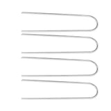4 Pcs U Shaped Nail Tent Ground Staple High Hardness Stainless Steel Garden Pegs Securing Lawn Supplies