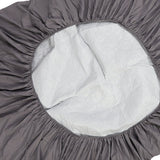Mattress Cover Waterproof Dustproof Skin Friendly Cotton Insert Design Bed Fitted Sheet Protector for Children Elderly People Bedding Products Gray 135x190cm / 53.1x74.8in 45cm / 17.7in