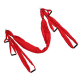 Aerial Yoga Swing Set Polyester Cotton Adjustable Improve Flexibility Yoga Hammock for Physical Exercise Red In Australia - Darrahopens