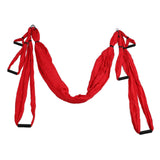 Aerial Yoga Swing Set Polyester Cotton Adjustable Improve Flexibility Yoga Hammock for Physical Exercise Red In Australia - Darrahopens