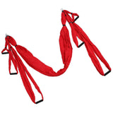 Aerial Yoga Swing Set Polyester Cotton Adjustable Improve Flexibility Yoga Hammock for Physical Exercise Red In Australia - Darrahopens