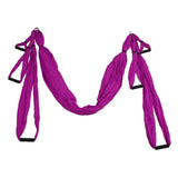 Aerial Yoga Swing Set Polyester Cotton Adjustable Improve Flexibility Yoga Hammock for Physical Exercise Purple In Australia - Darrahopens