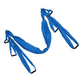 Aerial Yoga Swing Set Polyester Cotton Adjustable Improve Flexibility Yoga Hammock for Physical Exercise Dark Blue In Australia - Darrahopens