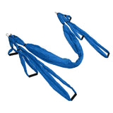 Aerial Yoga Swing Set Polyester Cotton Adjustable Improve Flexibility Yoga Hammock for Physical Exercise Dark Blue In Australia - Darrahopens