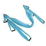 Aerial Yoga Swing Set Polyester Cotton Adjustable Improve Flexibility Yoga Hammock for Physical Exercise Lake Blue In Australia - Darrahopens