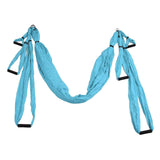 Aerial Yoga Swing Set Polyester Cotton Adjustable Improve Flexibility Yoga Hammock for Physical Exercise Lake Blue In Australia - Darrahopens
