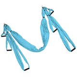 Aerial Yoga Swing Set Polyester Cotton Adjustable Improve Flexibility Yoga Hammock for Physical Exercise Lake Blue In Australia - Darrahopens