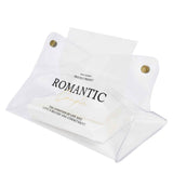 Tissue Container PVC Fashion Desktop Napkin Storage Case Box for Car Home Living RoomTransparent In Australia - Darrahopens