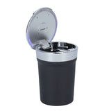Car Ashtray ABS Portable Cylinder Shape Ash Tray with Blue LED Light for Travel Office In Australia - Darrahopens