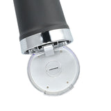 Car Ashtray ABS Portable Cylinder Shape Ash Tray with Blue LED Light for Travel Office