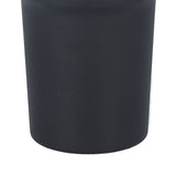 Car Ashtray ABS Portable Cylinder Shape Ash Tray with Blue LED Light for Travel Office