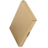 Credit Card Holder Protector Stainless Steel Credit Card Wallet Business Card Case for Men and WomenGold