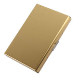 Credit Card Holder Protector Stainless Steel Credit Card Wallet Business Card Case for Men and WomenGold In Australia - Darrahopens