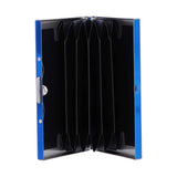 Credit Card Holder Protector Stainless Steel Credit Card Wallet Business Card Case for Men and WomenBlue In Australia - Darrahopens
